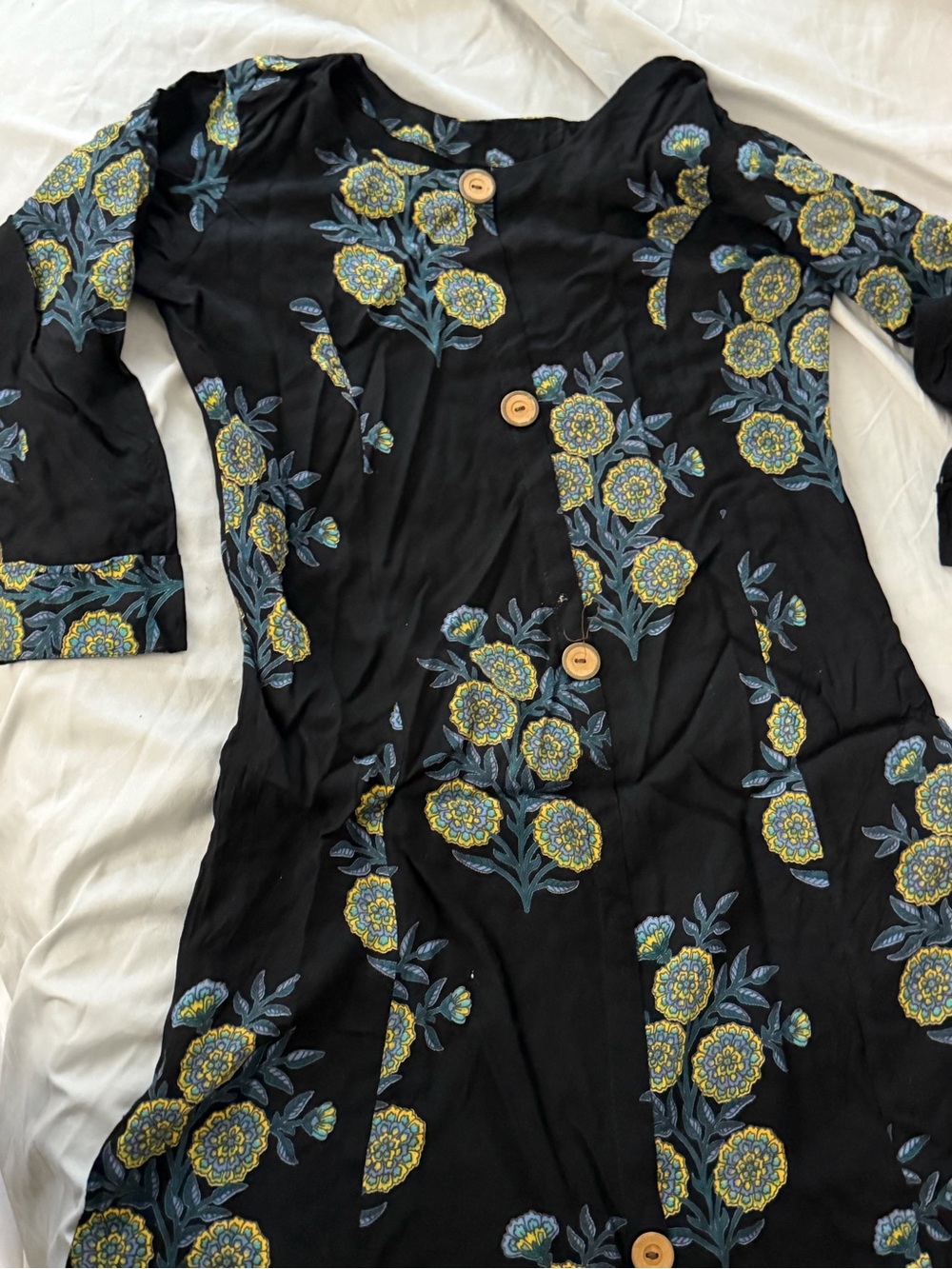 Floral Printed Kurti and Pants Set